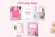 Ebook template canva pink templates, a Books & Magazine Mockup by Millennials Marketing (Thumbnail 3 of 10)
