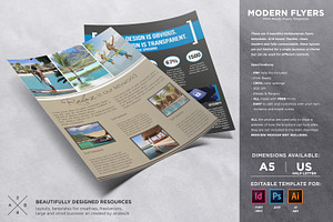 3 Modern Flyers Templates, a Flyer Template by Andre28