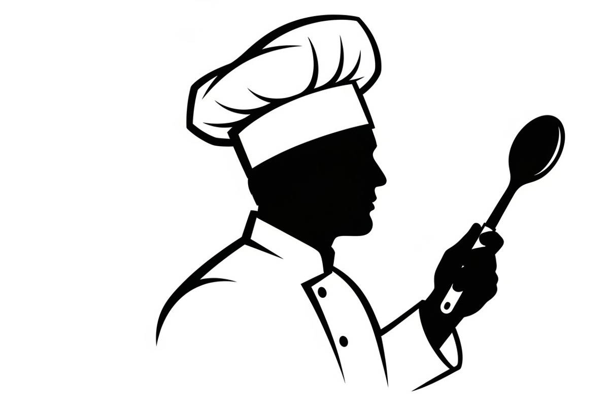 High-quality chef cooking silhouette, an Illustration by Amazin_art (Photo 22 of 31)