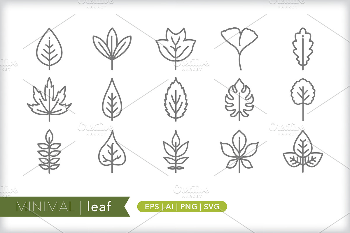 Nature 8-pack icon bundle, an Outline Icon by Picture Window (Photo 10 of 10)