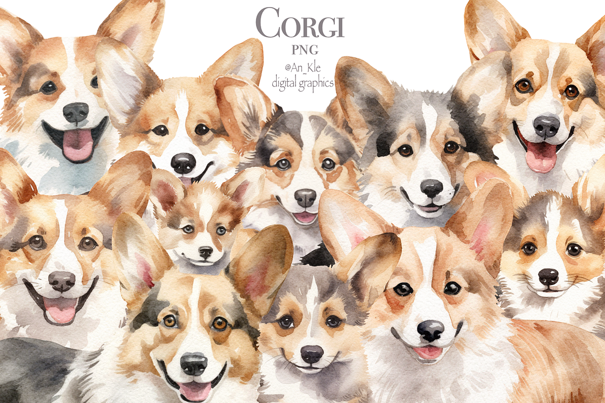 Corgi, an Illustration by TheCuteShop (Photo 1 of 3)