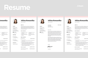 Clean Resume Template - 04