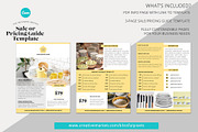 Pricing Guide or Sale Template, a Marketing Template by Blissful Pixels (Thumbnail 2 of 2)