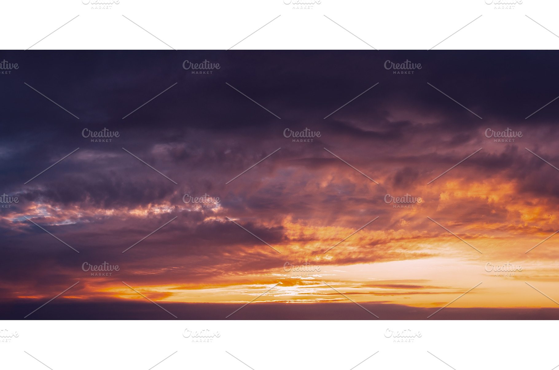Sunrise Sunset Sky. Bright Dramatic, a Nature Photo by Our Amazing World