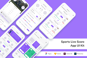 Sports Live Score App UI Kit