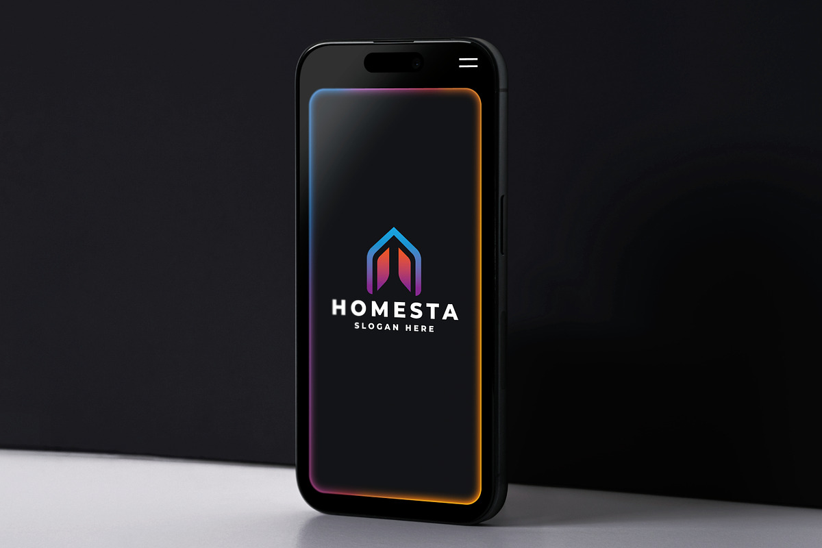 Modern Gradient House/Roof Logo, a Branding & Logo Template by Design_Planet (Photo 3 of 3)