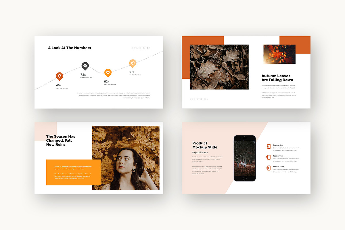 Nvio : Autumn Season Powerpoint, a Presentation Template by Punkl Camp (Photo 6 of 16)