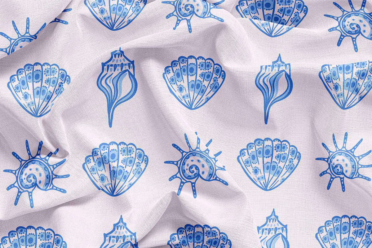 Seashells Clip Art & Patterns, an Object Graphic by Leila Divine (Photo 12 of 13)