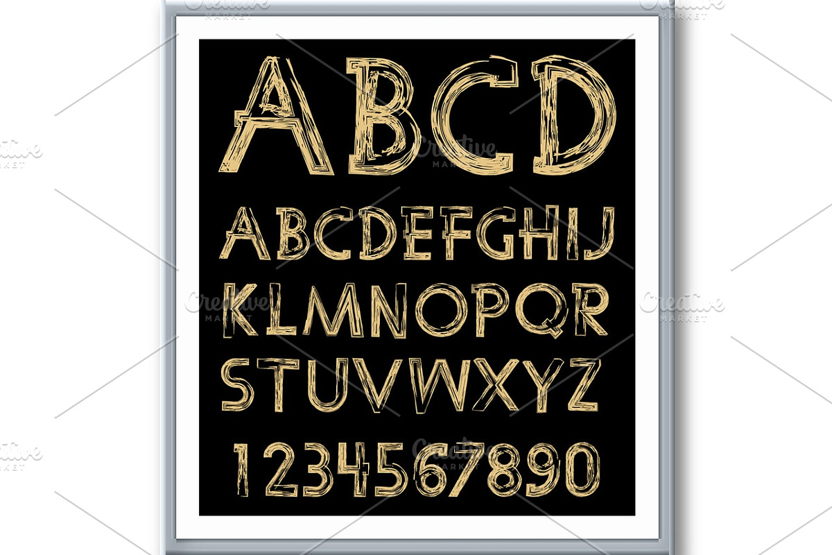 Graphic vector alphabet, an Icon by RODINA (Photo 3 of 3)