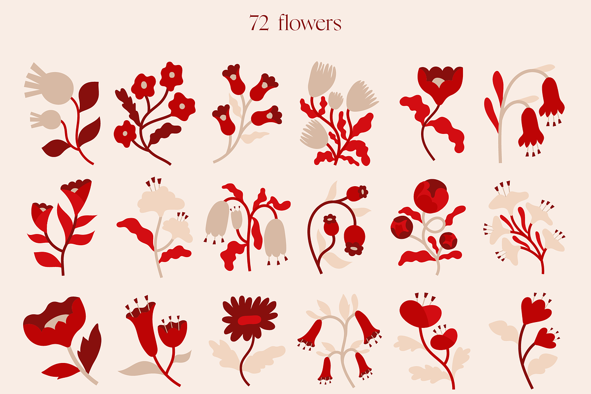 Modern Folk | vector clipart, a Decorative Illustration by dariikos (Photo 15 of 36)