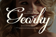 Georky Wedding Script Font, a Script Font by Elegant Font (Thumbnail 1 of 8)