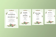 Floral Wedding Suite Template, an Invitation Template by Neermana (Thumbnail 2 of 4)