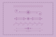 Floral Elements Dividers Collection, a Decorative Illustration by Photoshop Action (Thumbnail 2 of 6)