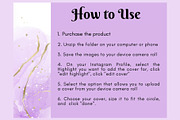 Mystical Purple Instagram Covers, a Marketing Template by CopertiniStudio (Thumbnail 3 of 3)