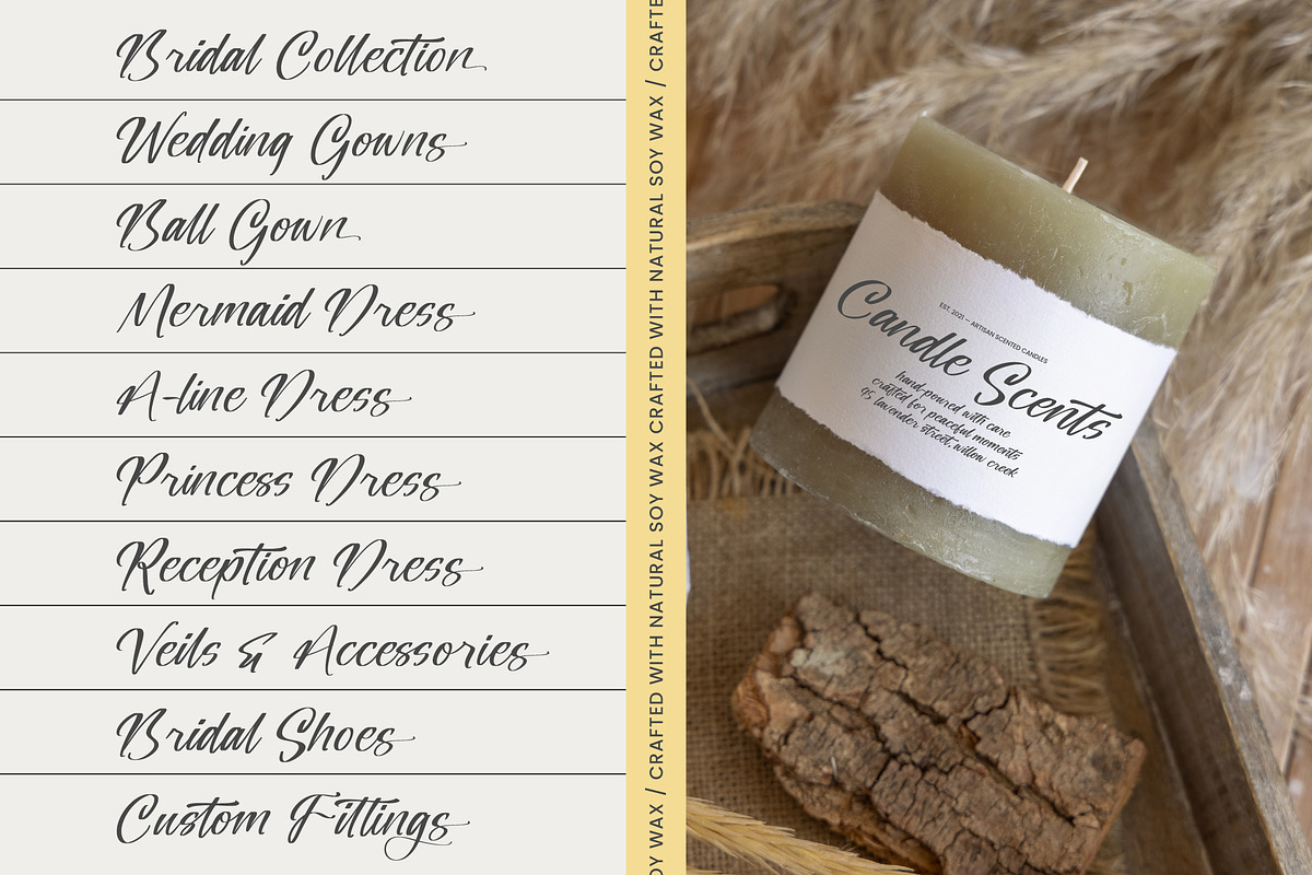 Silver Willow Natural Signature Font, a Script Font by stylishtype.co (Photo 8 of 10)