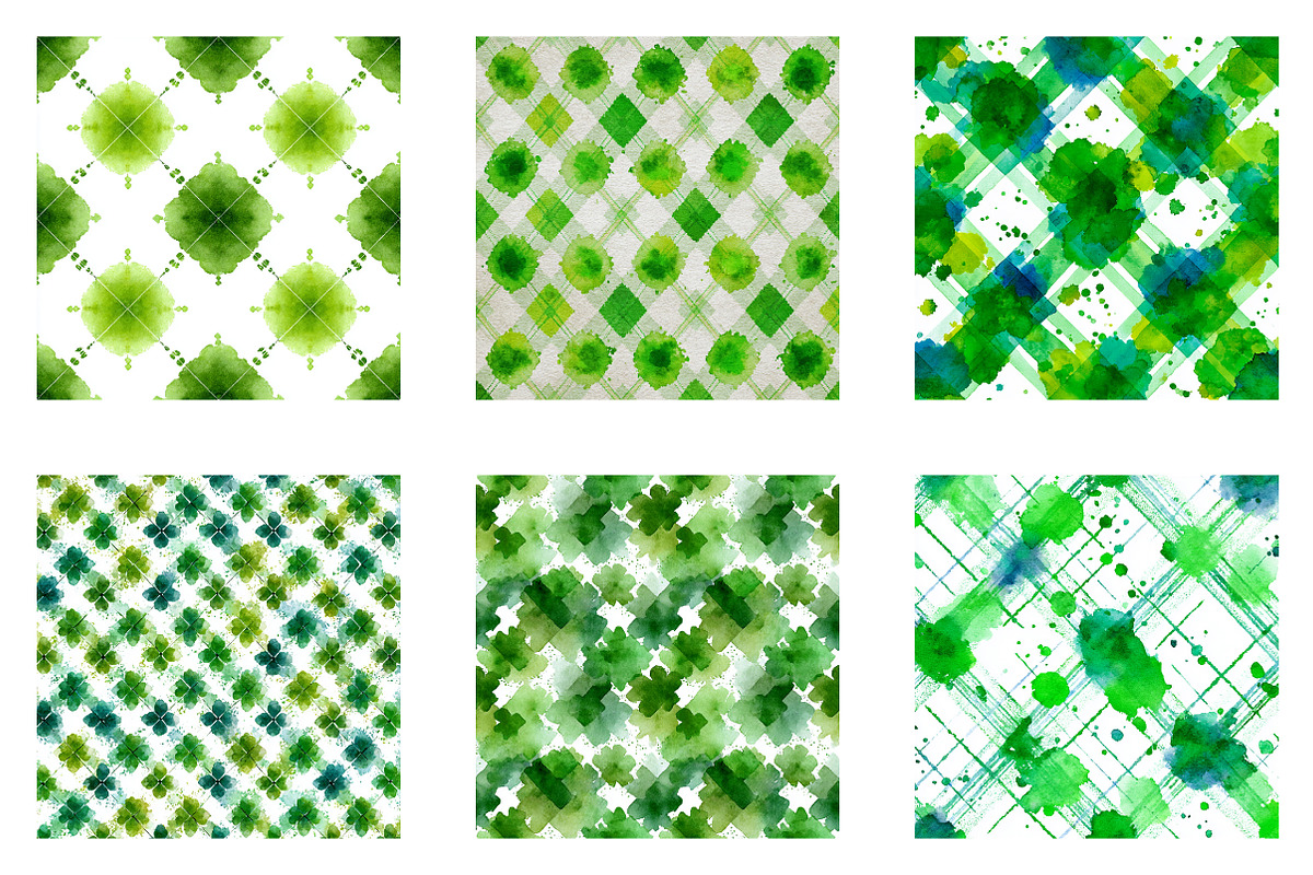 St Patricks Digital Paper, a Texture Illustration by Designworld (Photo 3 of 5)