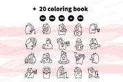Kawaii Capybara Fishing, an Animal Illustration by Palau (Thumbnail 11 of 12)