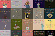 motivational emotional quotes, a Decorative Illustration by SaintPic illustrations (Thumbnail 1 of 9)