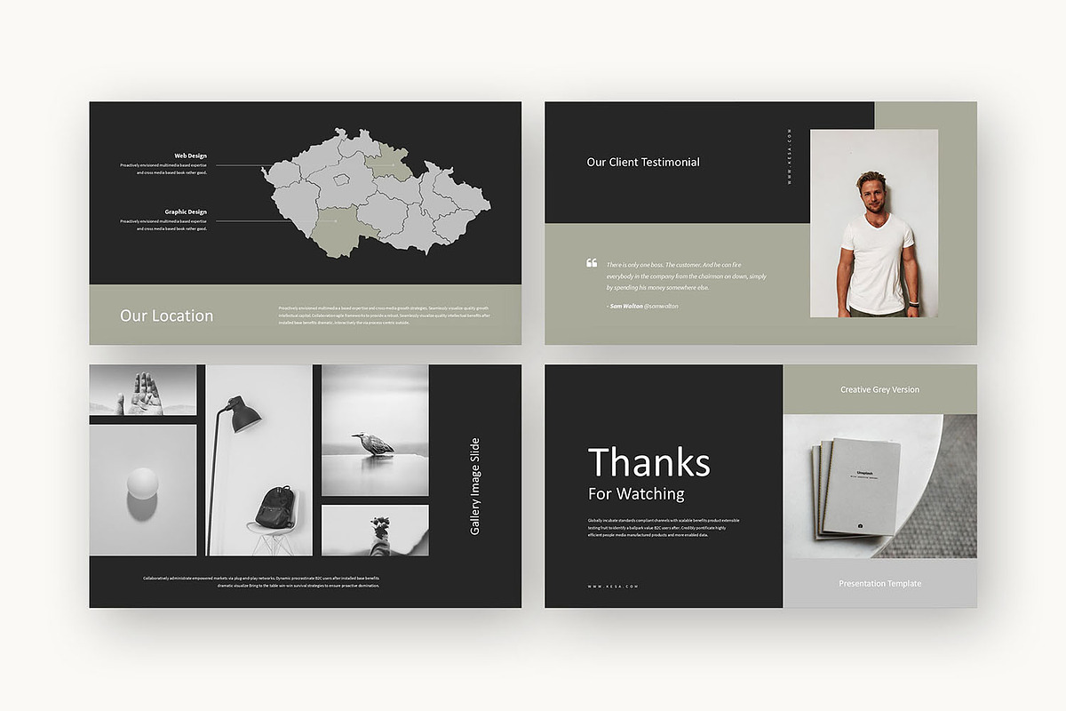 Kesa : Creative Pitch Powerpoint, a Presentation Template by Punkl Camp (Photo 16 of 16)