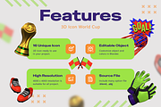 World Cup 3D Icon Pack, an Object 3D Model by Burntilldead (Thumbnail 2 of 7)