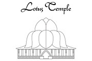 Coloring Pages with Indian Temples, an Illustration by dacascas (Thumbnail 3 of 4)