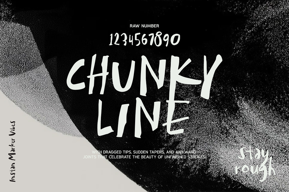 Crude Line, a Handwritten Font by Allmostudio (Photo 2 of 4)