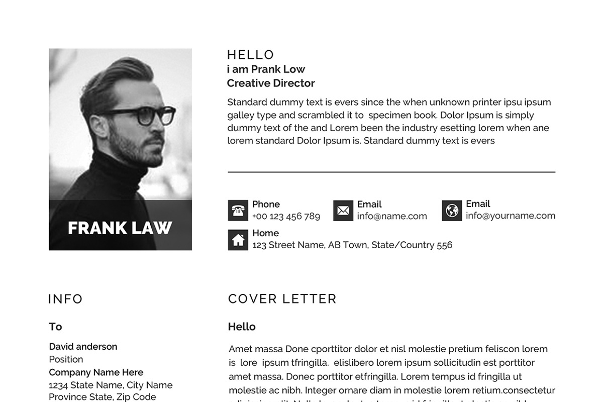 Resume Template / CV, a Resume Template by Creatune (Photo 5 of 5)