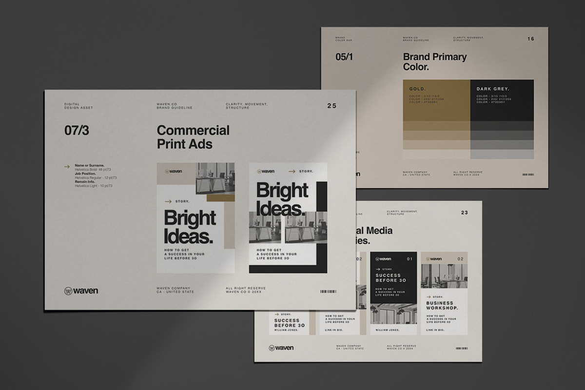 Brand Guidelines Template, a Branding & Logo Template by broluthfi (Photo 4 of 8)