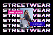 Vorcas Glitch Font, a Sans Serif Font by RantautypeStudio (Thumbnail 9 of 15)