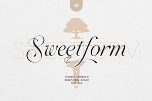 Sweetform - Serif & Sans Font Duo