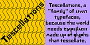 Tescellations, a Symbol Font by Ingrimayne Type (Thumbnail 1 of 5)