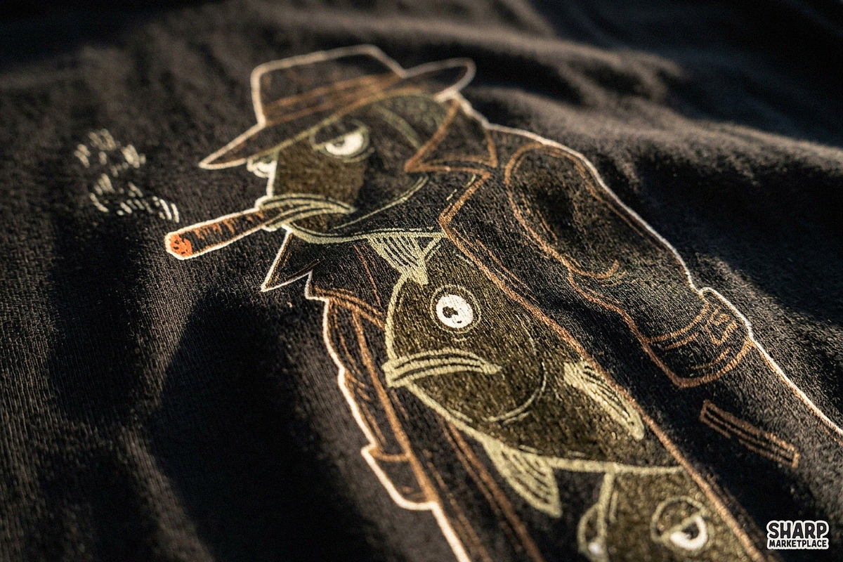Three Fish Stacked In A Trench Coat, an Object Graphic by SharpMarketplace (Photo 4 of 4)