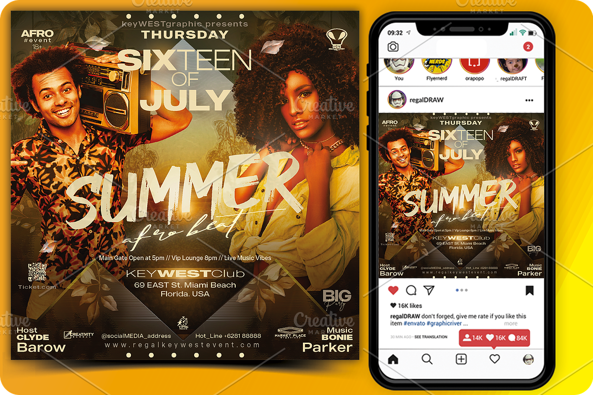 Night Club Flyer, a Flyer Template by regalDRAW (Photo 2 of 2)