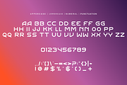 Gostane - Futuristic Tech Font, a Sans Serif Font by QR Design Studio (Thumbnail 6 of 7)
