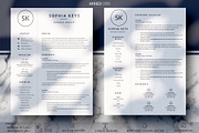 Minimalist CV Resume + Cover Letter, a Resume Template by HIRED Design Studio (Thumbnail 2 of 10)