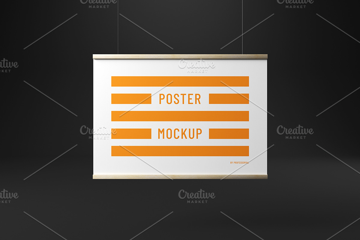 Poster / Art Mockup Set, a Print Template by professorinc (Photo 6 of 6)