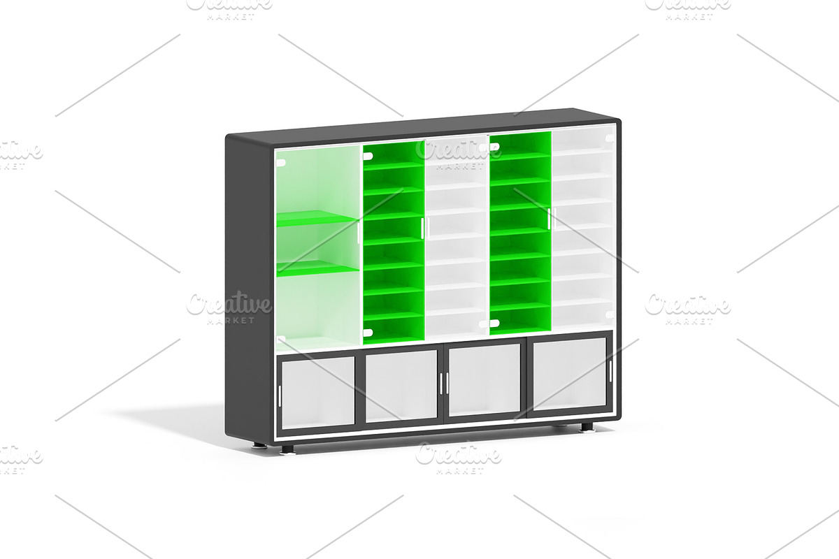 Cabinet Furniture 3D Model, a Furniture 3D Model by mrfauzi (Photo 6 of 13)