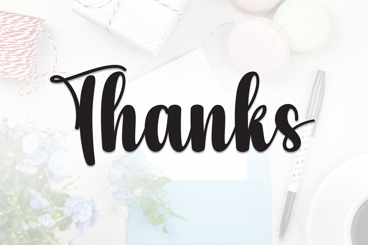 Birthday | Script Font, a Handwritten Font by Scratchones (Photo 8 of 8)