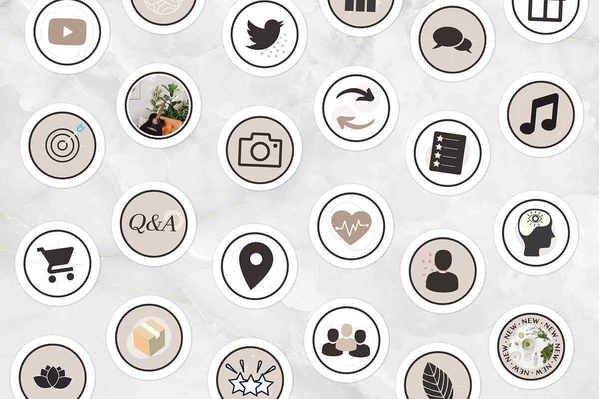 Instagram Boho Highlight Covers, a Social Media Template by PittaFinePrint (Photo 3 of 6)