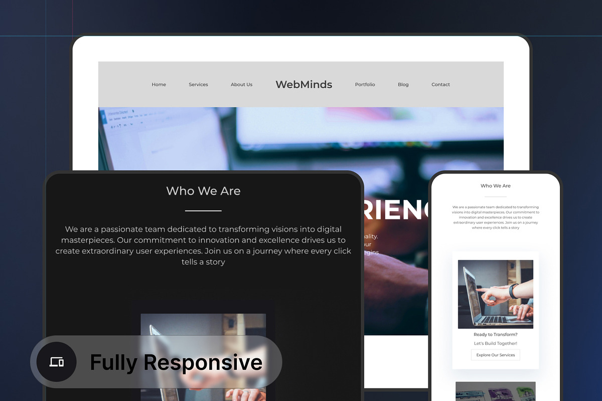WebMinds - Tech Enthusiasts UI Kit, an UI Kit Template by hiddemaru (Photo 4 of 8)