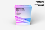 Software Box Mockup - 13 Views, a Packaging Mockup by Illusiongraphic (Thumbnail 3 of 27)