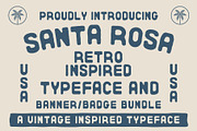 Santa Rosa Typeface Bundle, a Sans Serif Font by NienowBrand (Thumbnail 1 of 9)