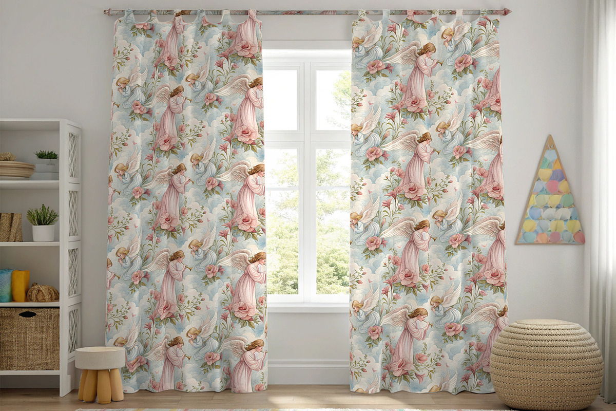 Angels and Vintage Flowers., a Pattern Graphic by Designs by Helen Trupak (Photo 8 of 14)