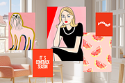 85 Eclectic Art Prints, a Background Graphic by Ann Creative (Thumbnail 11 of 12)