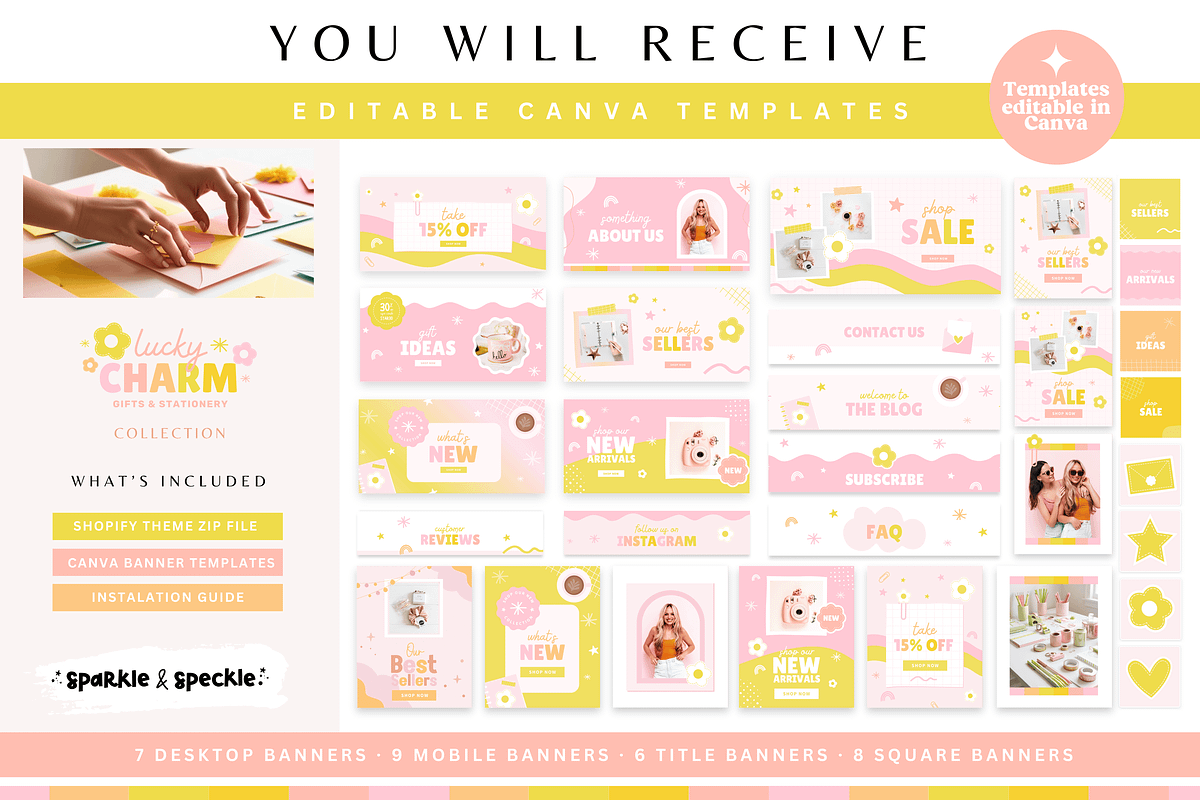 Bright Shopify Theme for Creatives, a Shopify Template by Sparkle & Speckle (Photo 3 of 10)