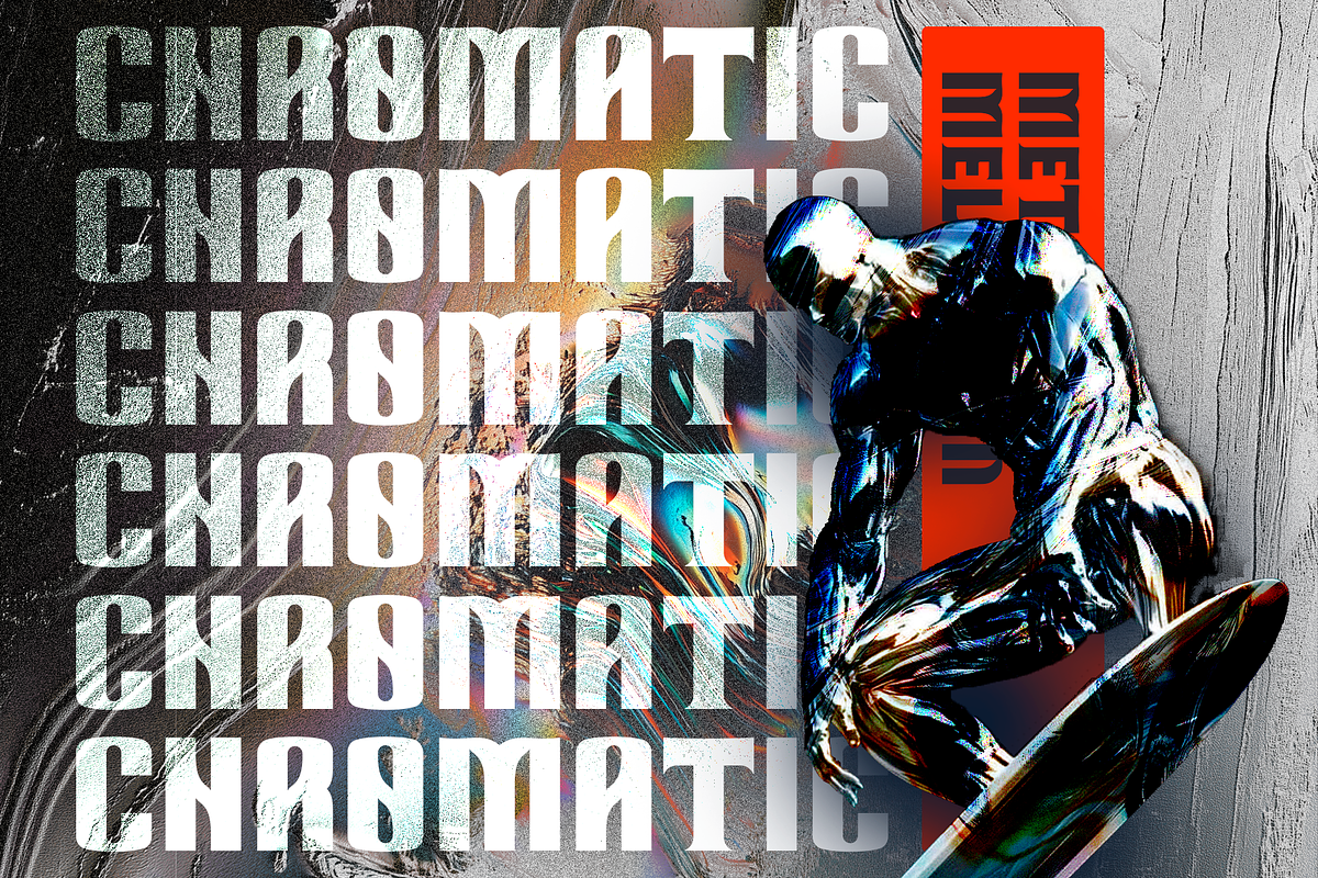 Metallic Meldown - BG's+GM's, a Background Graphic by BeNone Designs (Photo 2 of 9)