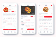 Denrit - Pizza Delivery App UI Kit, an App Template by Betush (Thumbnail 4 of 6)
