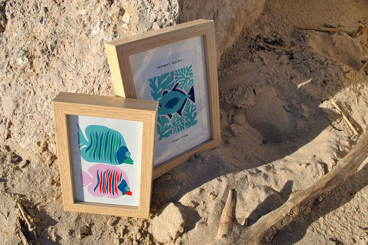 Groovy Ocean | Poster Builder, an Object Graphic by KetteCreate (Photo 16 of 16)