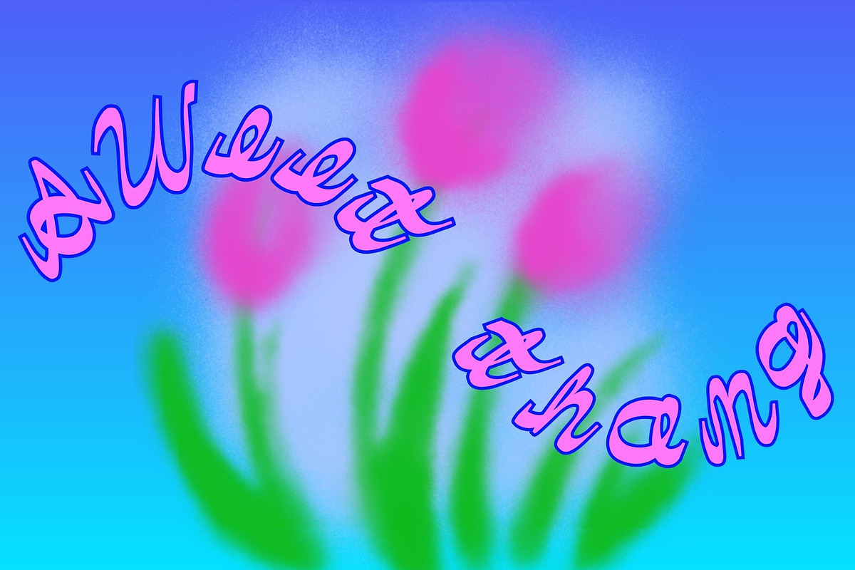 Sweet Thang a hand-drawn font, a Script Font by Eryn Rose Design (Photo 3 of 14)