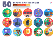 Esport Gaming Icons | Download SVG, PNG, EPS Icons | Creative Market